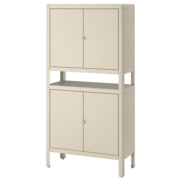 KOLBJÖRN Élément rangement int/extérieur, beige, 80x161 cm - IKEA