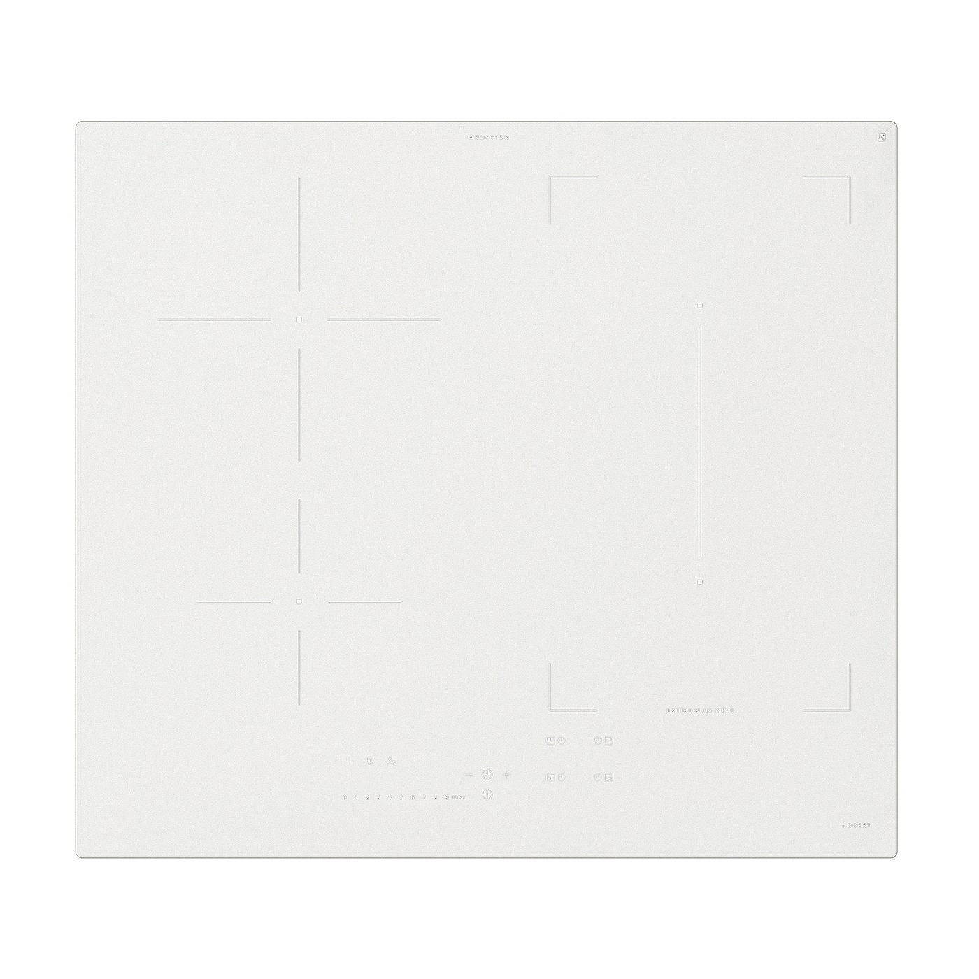 KOLSTAN Plaque de cuisson à induction - IKEA 500 blanc 58 cm