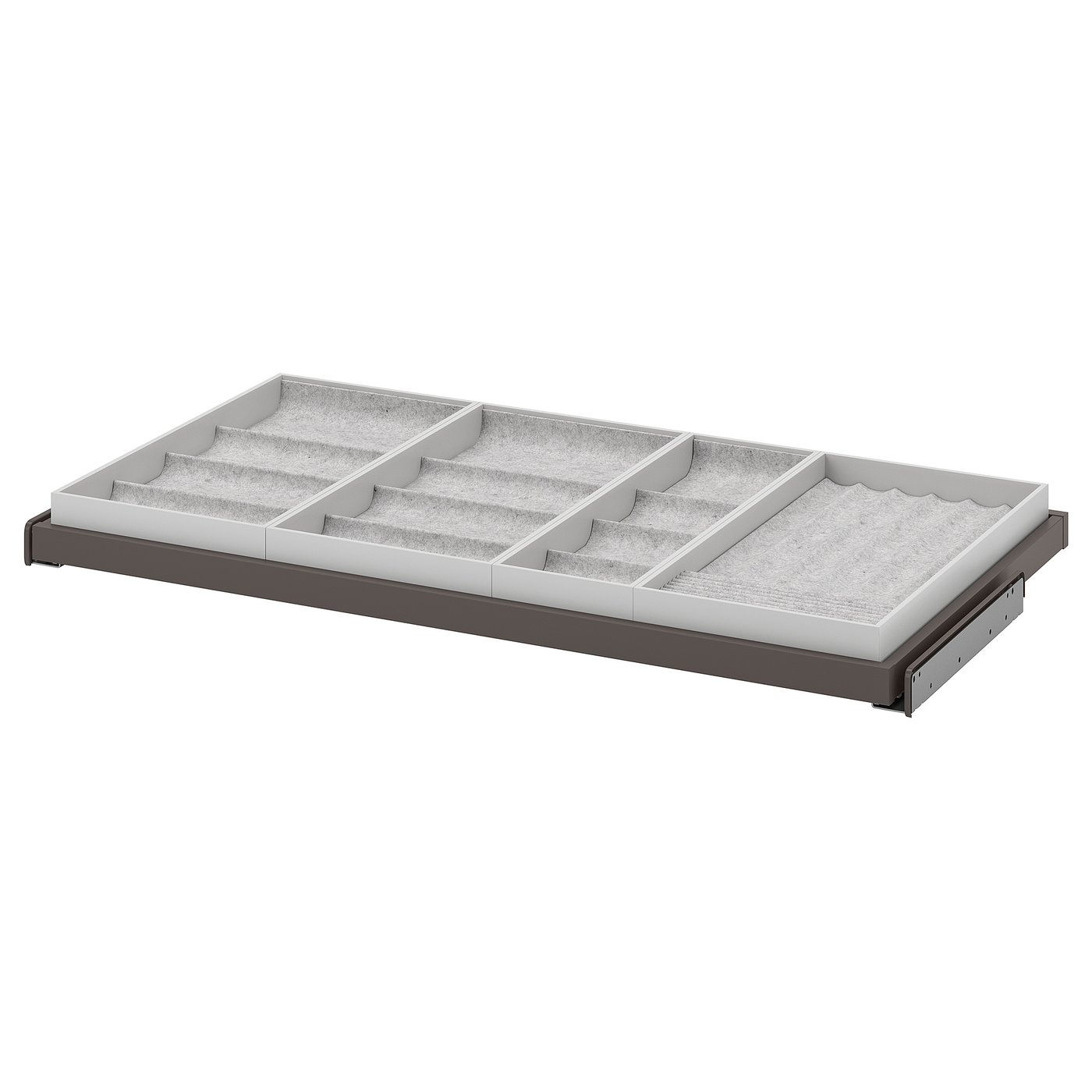 Plateau Coulissant IKEA KOMPLEMENT 50x58 Cm - Gris Foncé, Pour Rangement Dans Penderie, Armoire