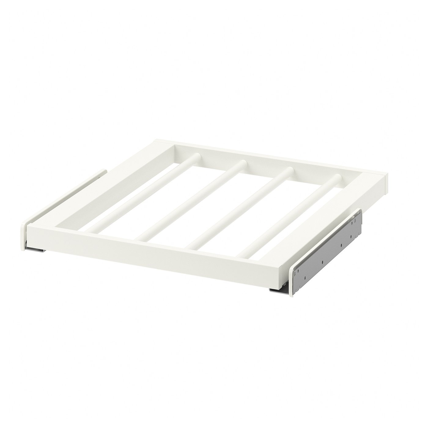 KOMPLEMENT Porte-pantalons coulissant - blanc 50x58 cm