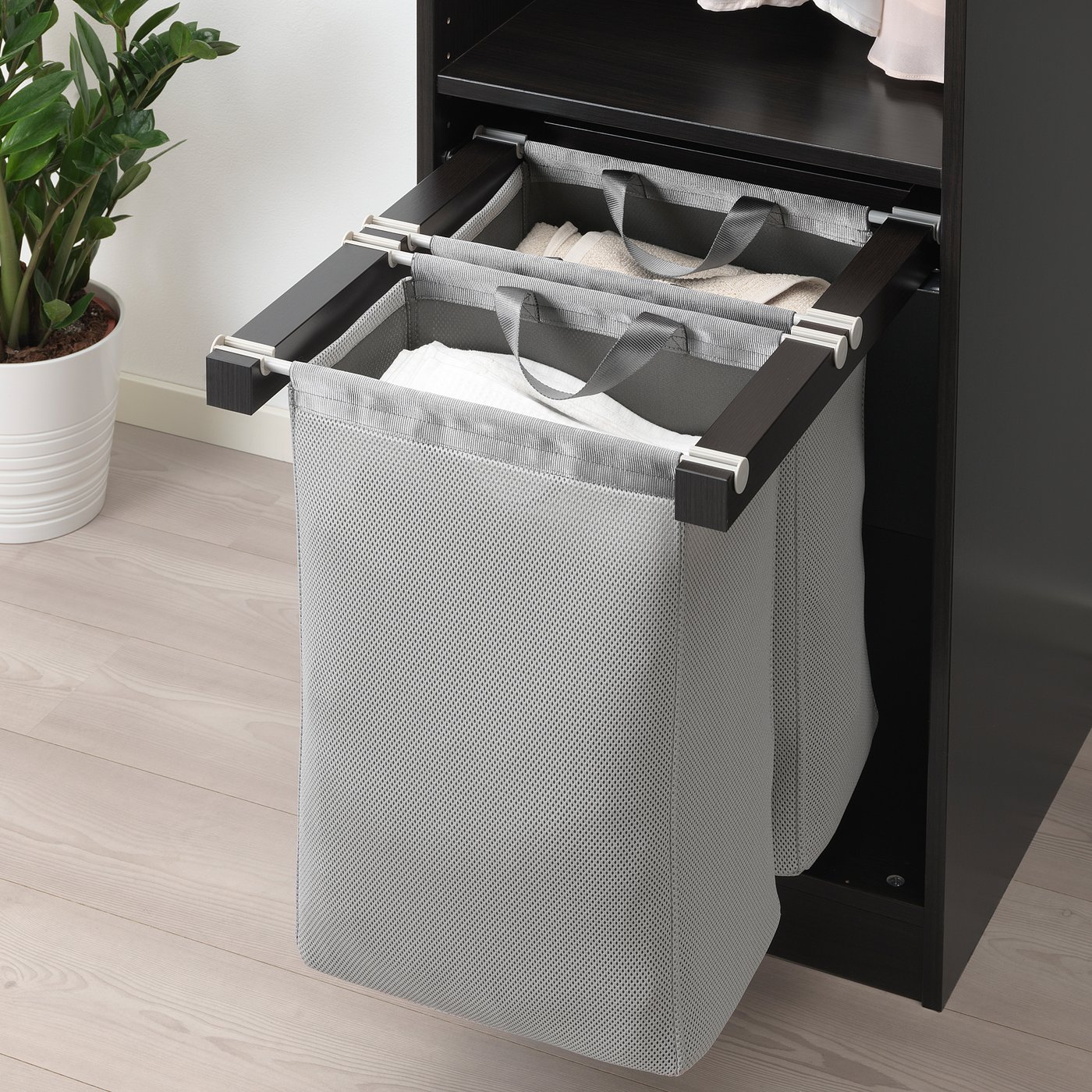 Komplement Sac De Rangement Coulissant Brun Noir 50x58x48 Cm Ikea