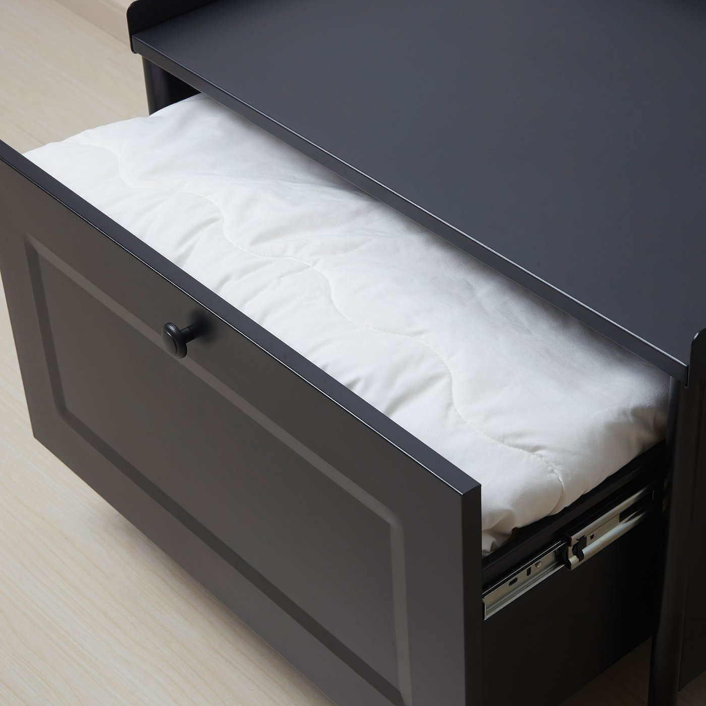 Kornsjo Banc Avec Rangement Noir Ikea