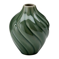 KORNSPARV Vase, vert, 12 cm
