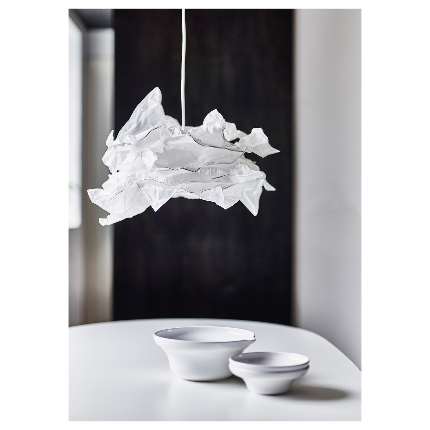 Krusning Abat Jour Suspension Blanc 43 Cm Ikea