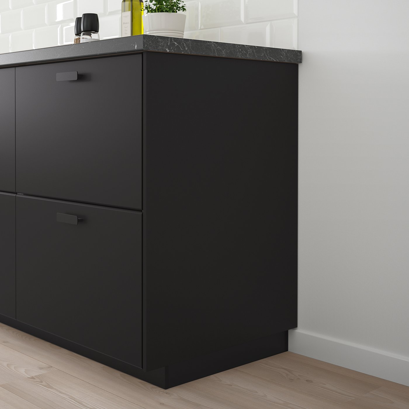 Kungsbacka Panneau Lateral De Finition Anthracite 62x80 Cm Ikea