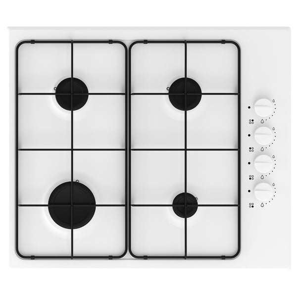 Lagan Table De Cuisson A Gaz Blanc Ikea
