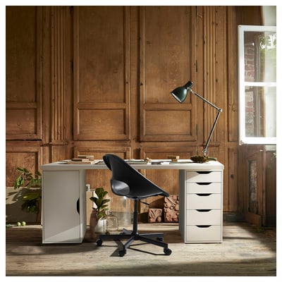 MÅLSKYTT / MITTBACK Bureau, bouleau, 140x60 cm - IKEA