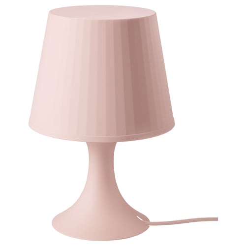 Lampan Lampe De Table Rose Clair 29 Cm Ikea