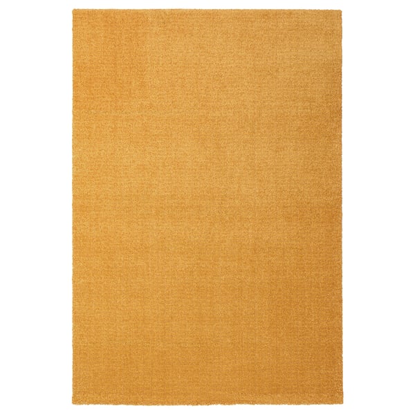 Tapis Poils Ras Langsted Jaune