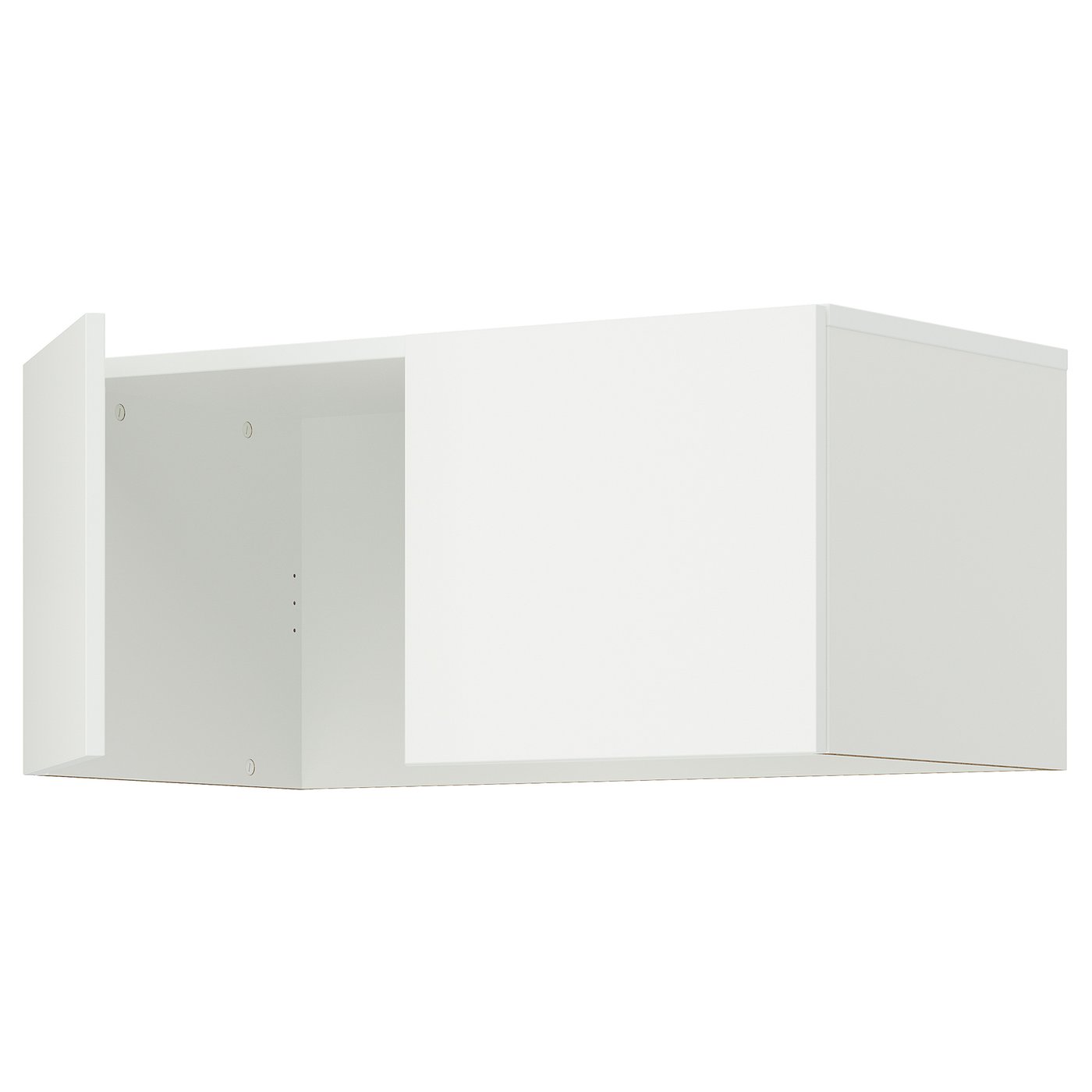 LASTARE Surmeuble avec portes - blanc 80x42x36 cm
