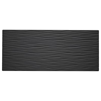 Façade de tiroir noire texturée pour ikea bestå, forme rectangulaire, design moderne.
