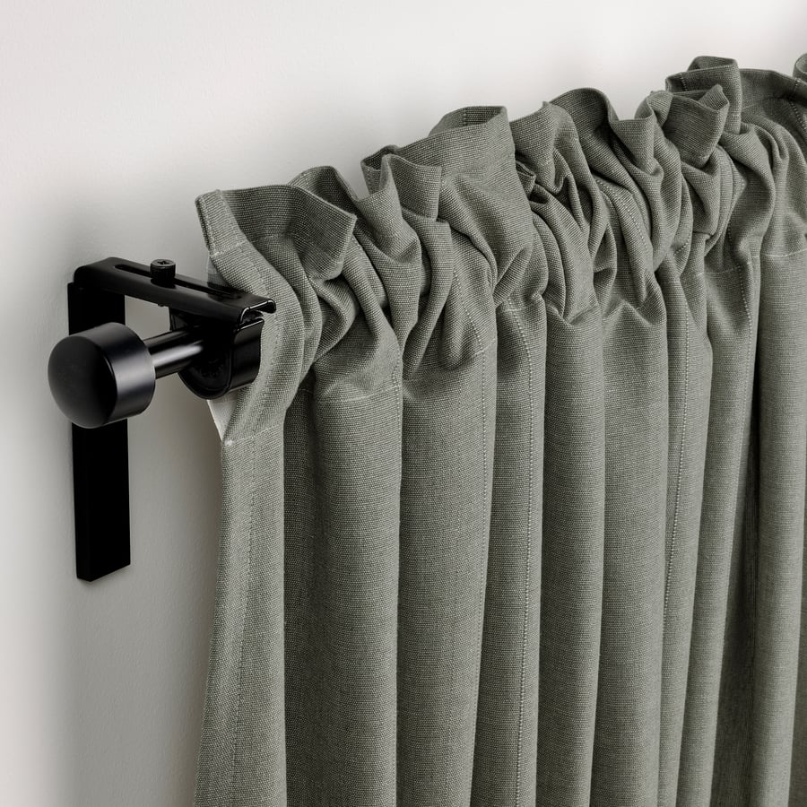 Rideaux IKEA LENDA Avec Embrasses - Gris - 1 Paire - Neufs Sous Emballage