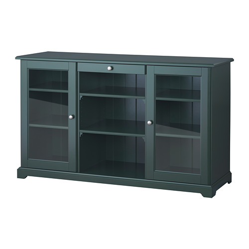 LIATORP Buffet noir/vert olive IKEA