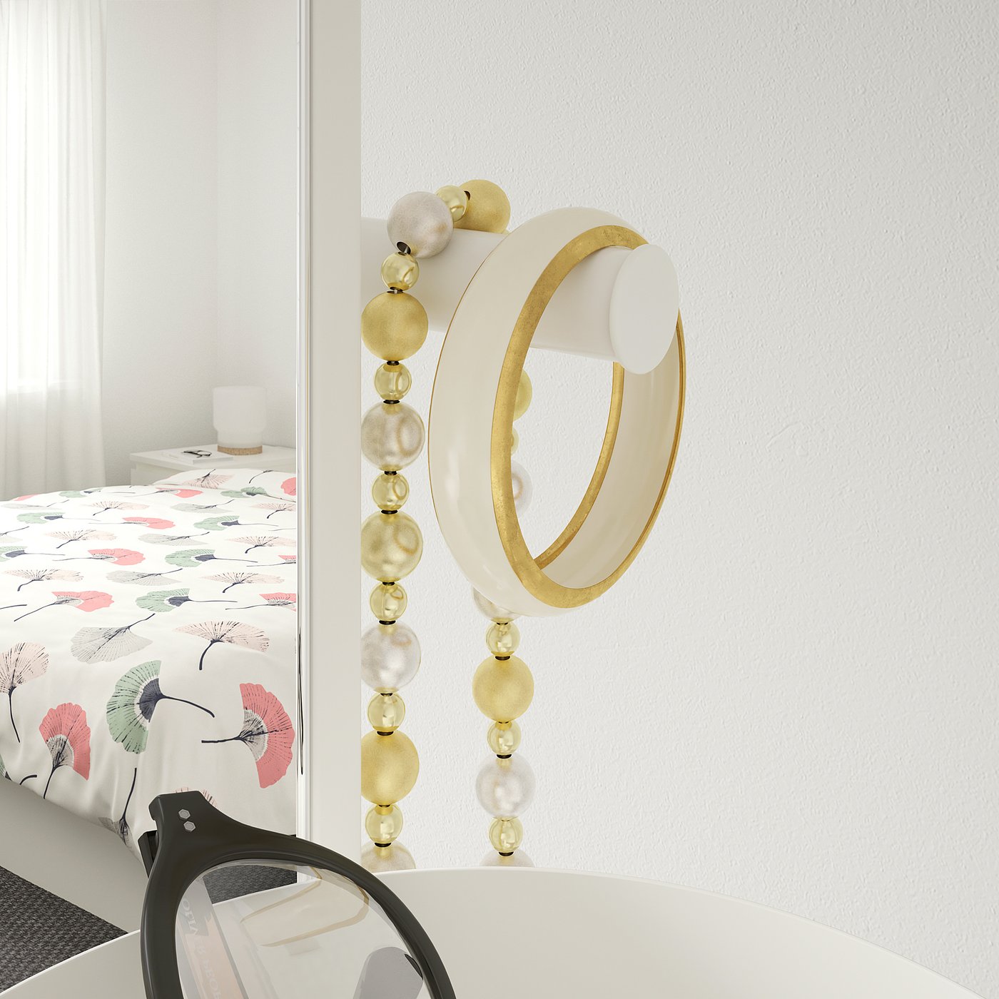 Lierskogen Valet Avec Miroir Blanc Ikea