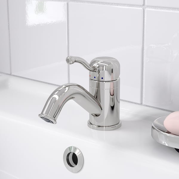 Lillsvan Mitigeur Lavabo Avec Bonde Chrome Ikea