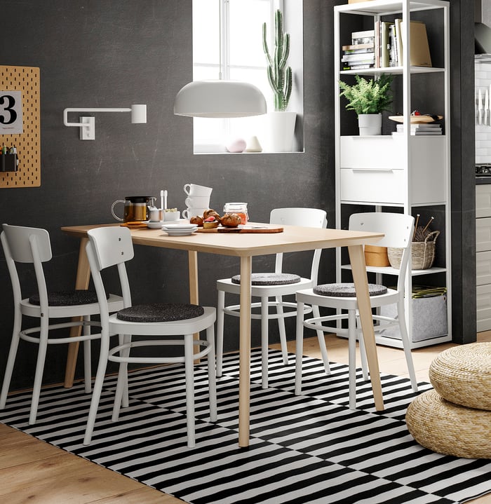 LISABO Table, plaqué frêne - IKEA