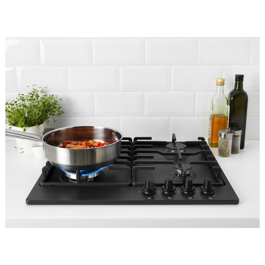 LIVSLÅGA Plaque de cuisson à gaz, gris foncé IKEA