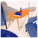 LÖVBACKEN Table d'appoint, orange, 77x39 cm