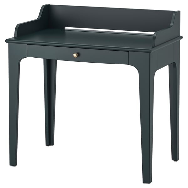 Lommarp Bureau Bleu Vert Fonce 90x54 Cm Ikea