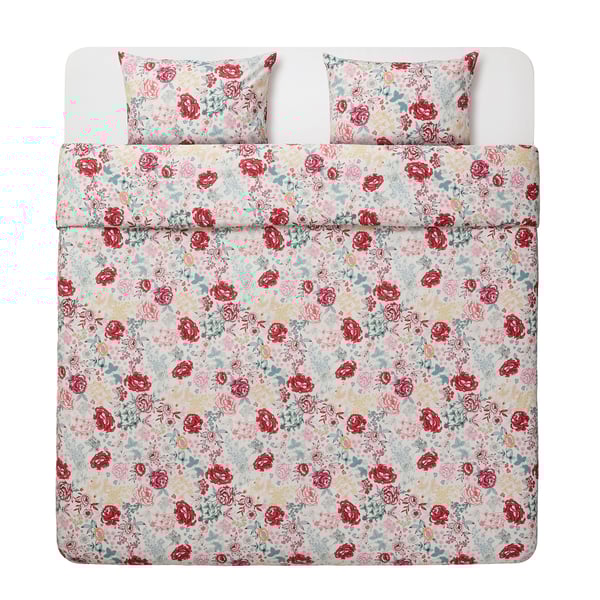 lundslok housse couette 2 taies multicolore 240x220 65x65 cm ikea