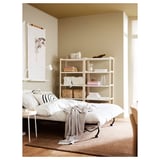 LYCKSELE MURBO Canapé 2 places convertible, Ransta naturel