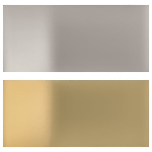 Lysekil Revetement Mural Double Face Couleur Laiton Couleur Acier Inox Ikea
