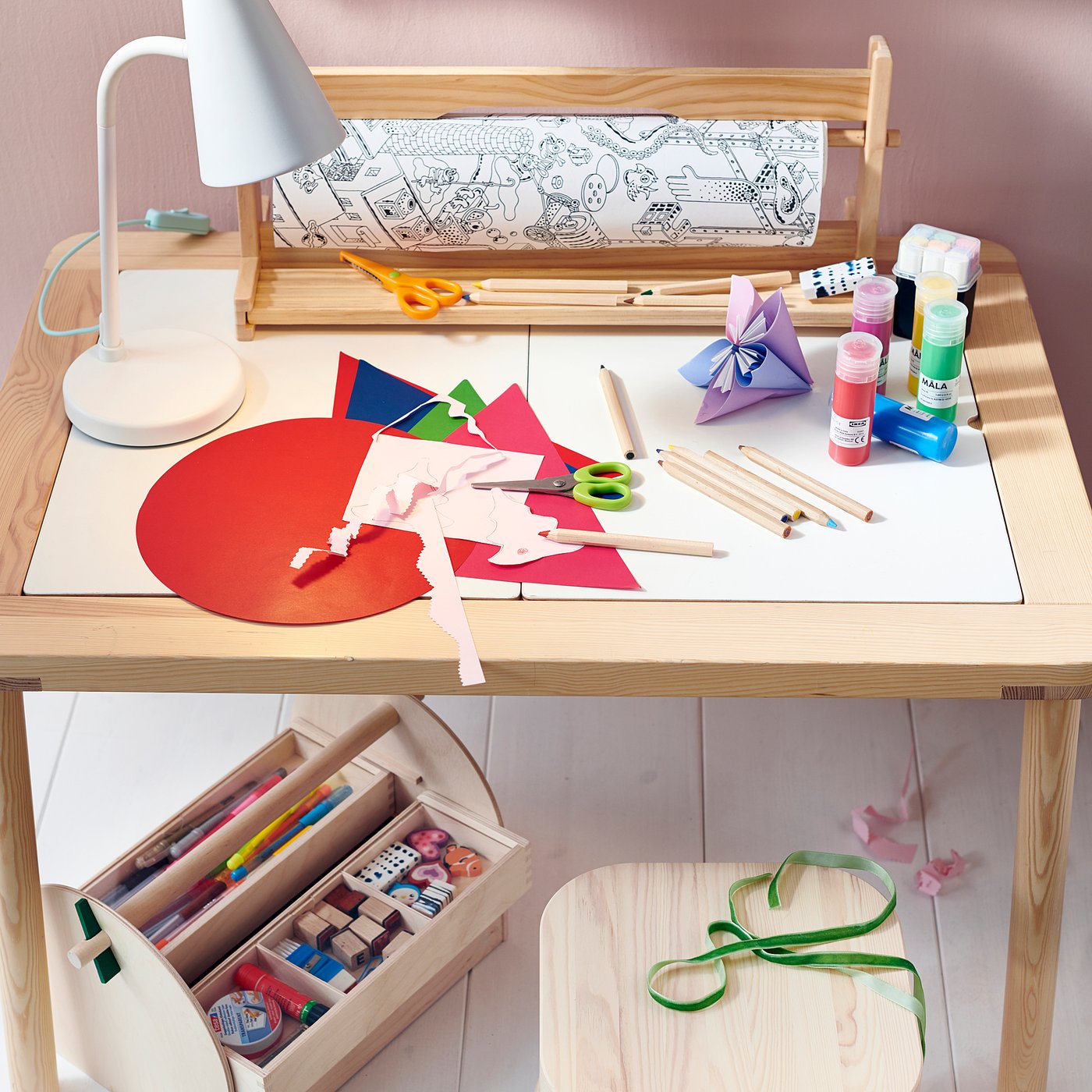 Mala Rangement Accessoires Peint Dessin Ikea