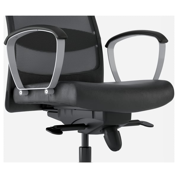 Chaise De Bureau Markus Glose Noir Robust Noir