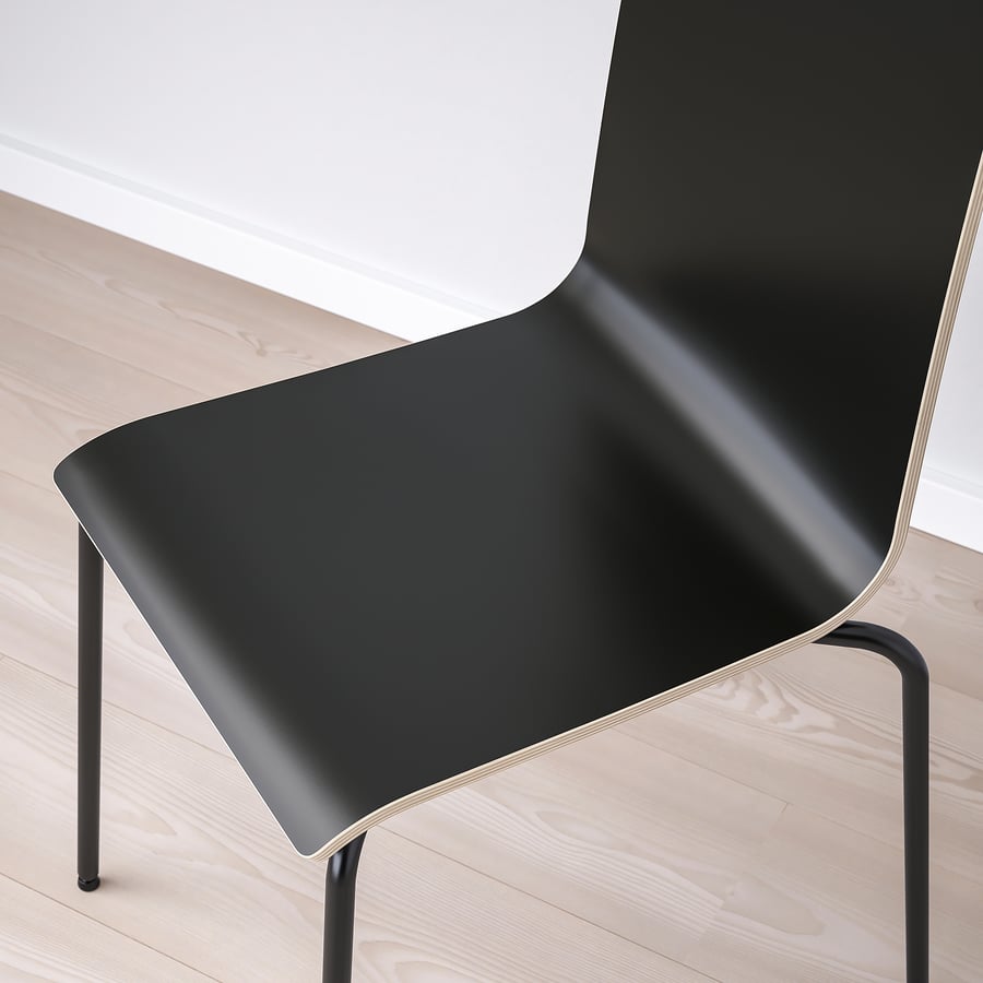 MARTIN Chaise, noir/noir IKEA