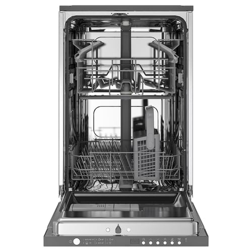 MEDELSTOR Lavevaisselle encastrable, gris IKEA