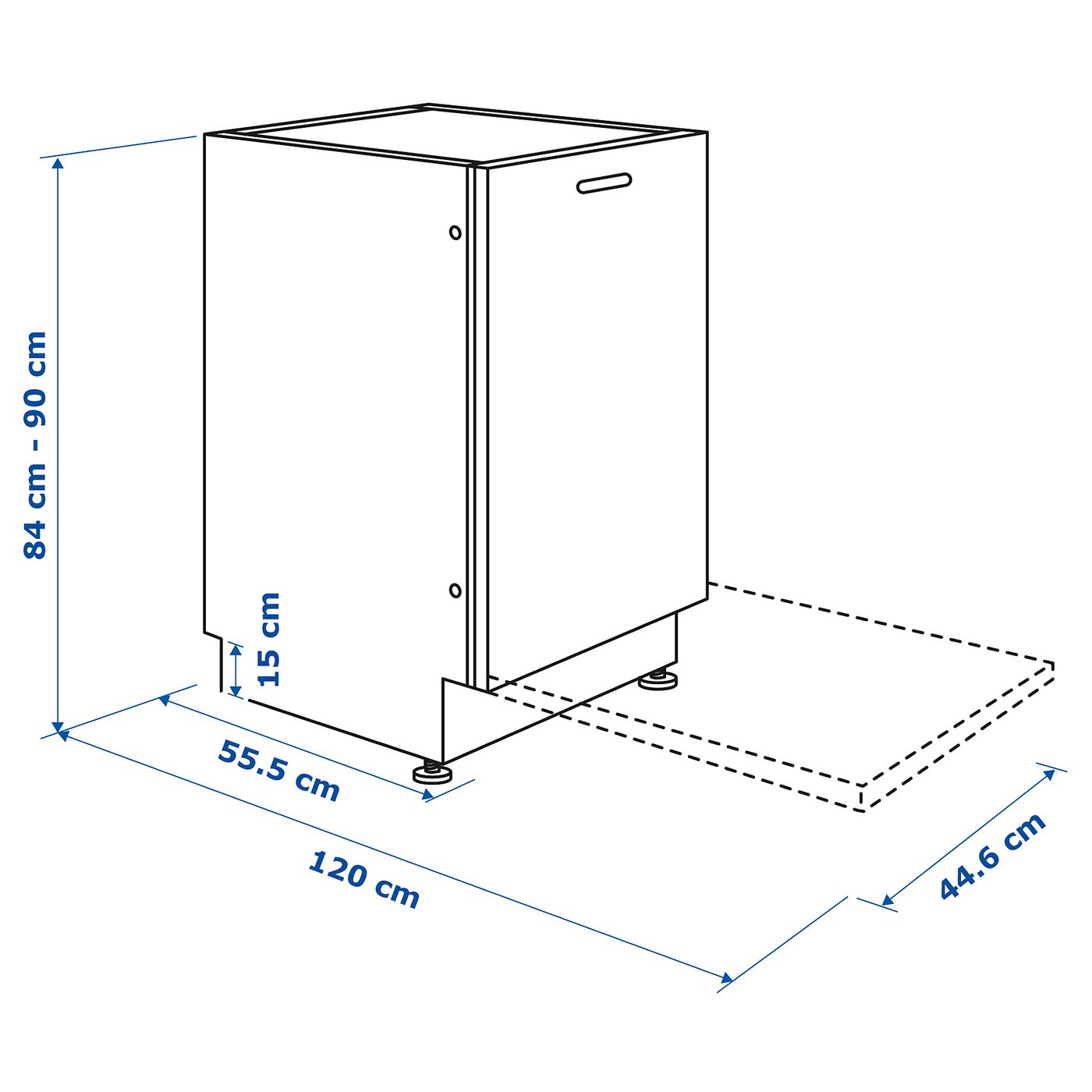 Taille Standard D Un Lave Vaisselle Encastrable Medelstor Lave Vaisselle Encastrable Gris Ikea
