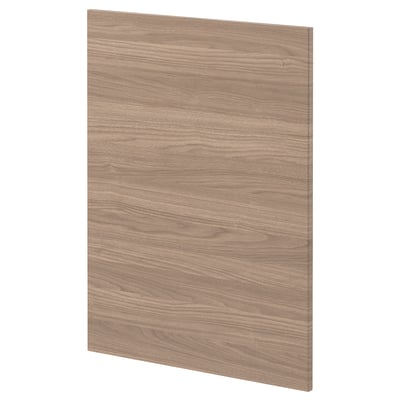 Panneau de cuisine METOD en bois brun, surface lisse en noyer, rectangulaire, design moderne.