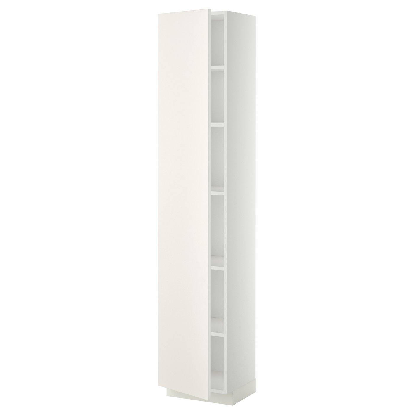 Metod Armoire Avec Tablettes Blanc Veddinge Blanc 40x37x200 Cm Ikea