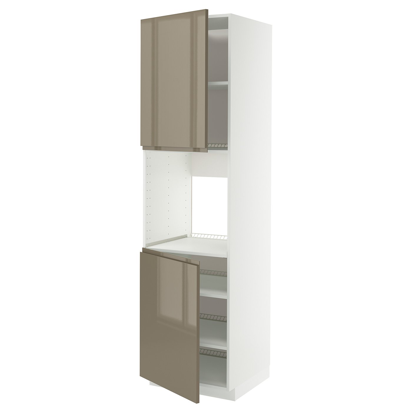 PORTE D'ARMOIRE BEIGE HAUTE BRILLANCE IKEA VOXTORP 103.311.13 15 x 50