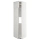 METOD Armoire réfrigérateur/congélateur, blanc/Lerhyttan gris clair, 60x60x220 cm