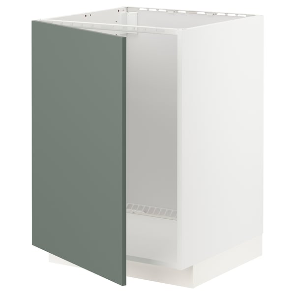 Metod Elt Bas Evier Blanc Bodarp Gris Vert 60x60 Cm Ikea