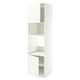 METOD Élément haut pr appareils encastrés, blanc/Aspudden blanc mat, 60x60x220 cm