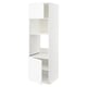 Armoire de cuisine METOD blanche avec étagère réglable, charnière gauche