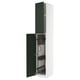 Armoire haute verte METOD avec tiroirs