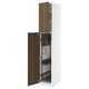 Meuble de cuisine élégant, METOD, blanc, porte en bois, design moderne, organisateurs coulissants, garantie 25 ans.