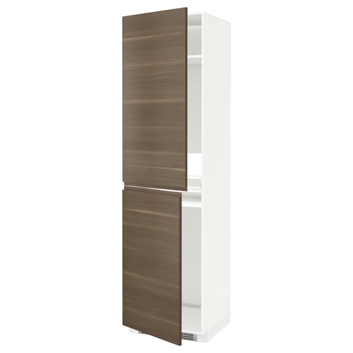 Dimension Frigo Encastrable Ikea Metod Armoire Pour Refrig Congelateur Blanc Voxtorp Noyer