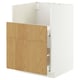 Une armoire en bois blanc et clair avec tiroirs. Design moderne, idéal pour le rangement dans la cuisine.