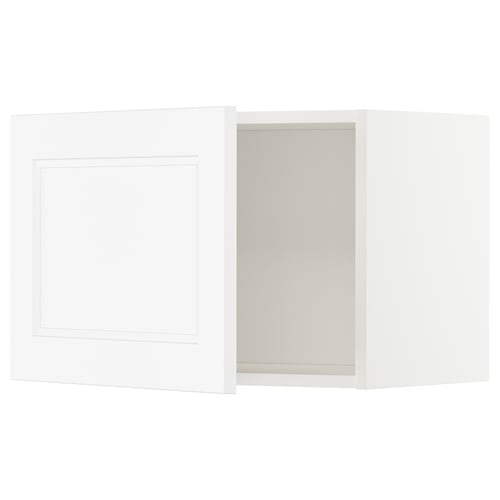 Ikea METOD meuble de cuisine blanc au design carré.