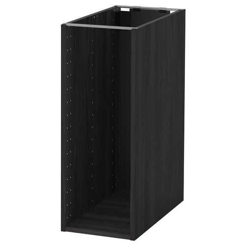 Metod Structure Element Bas Effet Bois Noir 30x60x80 Cm Ikea
