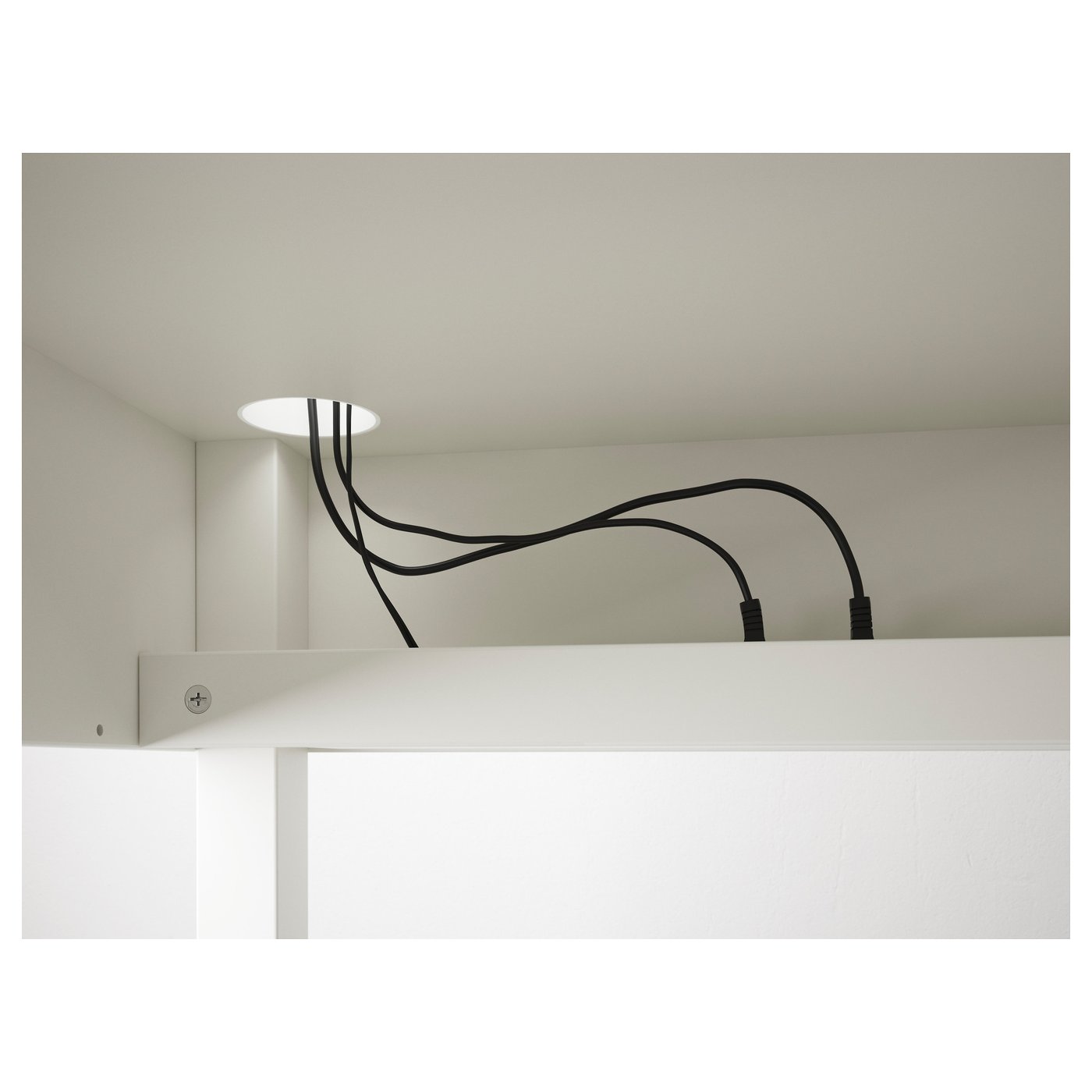 Micke Poste De Travail D Angle Blanc 100x141 Cm Ikea