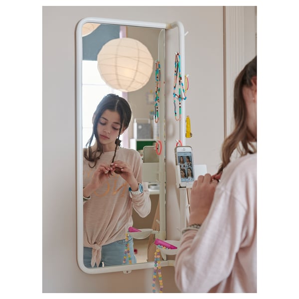 Mojlighet Miroir Blanc 34x81 Cm Sans Plomb Ikea