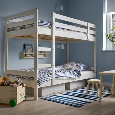 LIT ADOLESCENT SUPERPOSÉ KUBUS LE CADRE EN GRIS SANS TIROIR SANS MATELAS 90  X 200