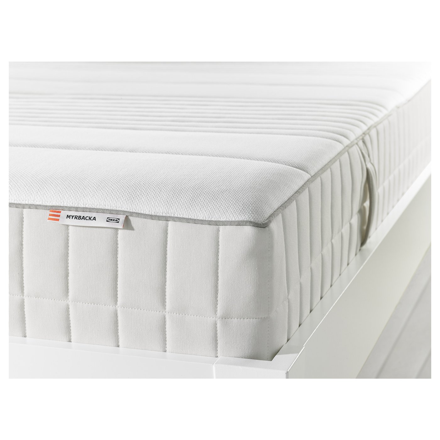 MYRBACKA Matelas en mousse mémoire de forme, ferme, blanc, 90x200 cm IKEA