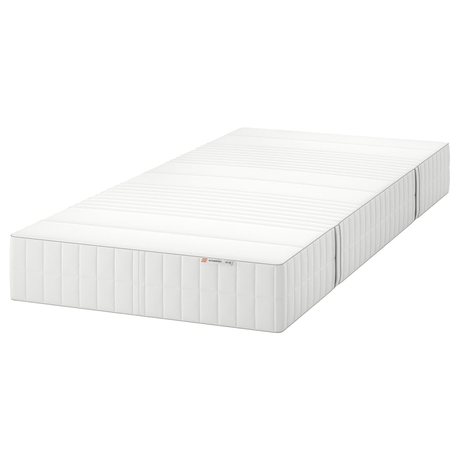 MYRBACKA Matelas en mousse mémoire de forme, ferme, blanc, 90x200 cm IKEA