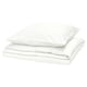 NATTJASMIN Housse de couette et 1 taie, blanc, 150x200/65x65 cm